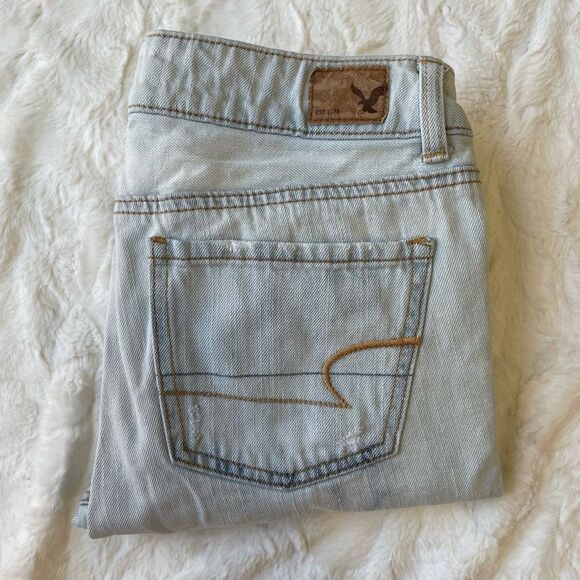American Eagle Outfitter’s Boy Crop Denim Jeans - Women’s 0 - Picture 9 of 9